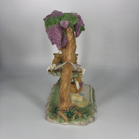 Cherished Teddies Genevieve Enjoys The Quiet Time Her Garden Brings - Picture 2 of 5